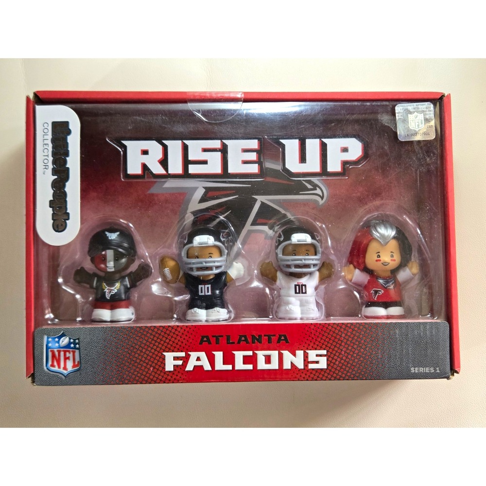 Fisher-Price Little People Atlanta Falcons Rise Up NFL 4 Figure Set HNJ34